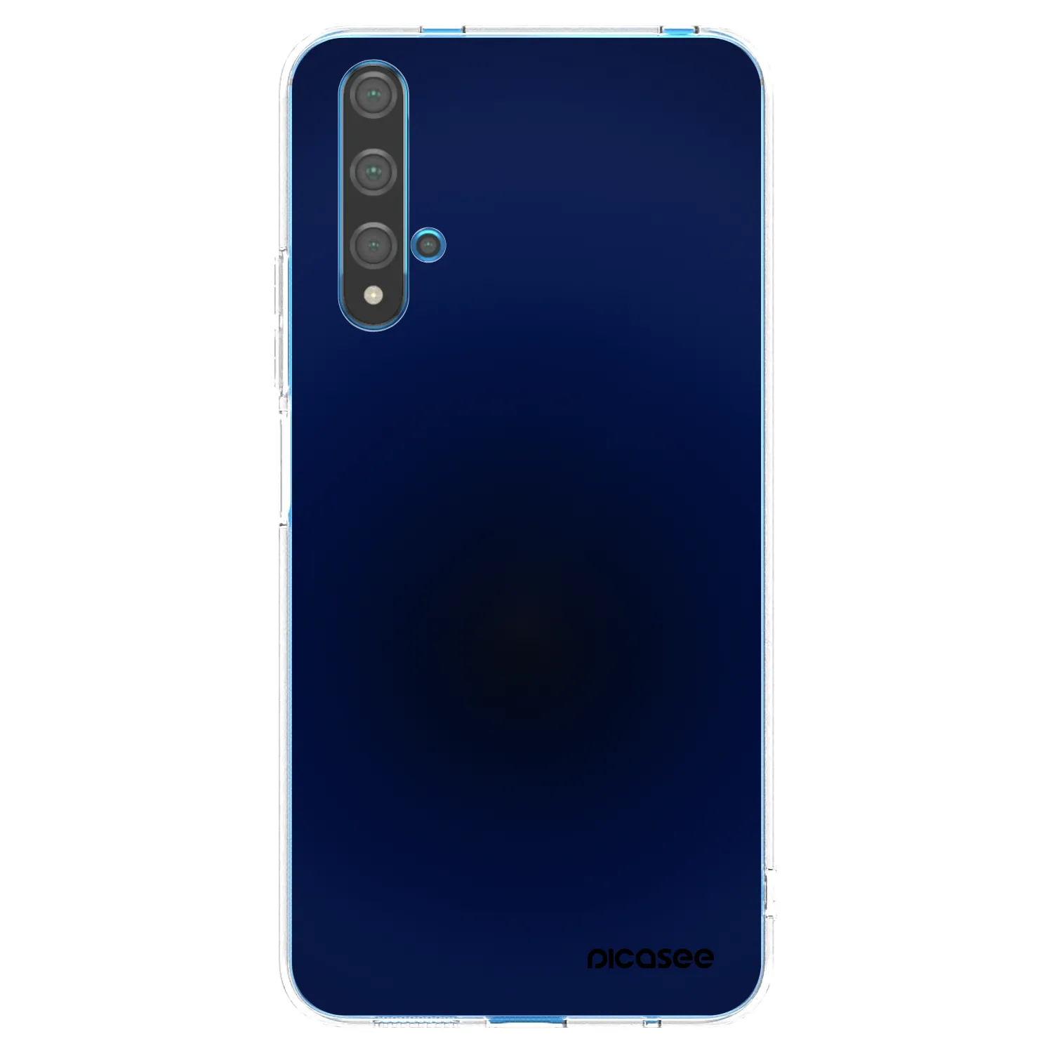 Picasee silikonska prozirna maskica za Huawei Nova 5T - Deep Ocean