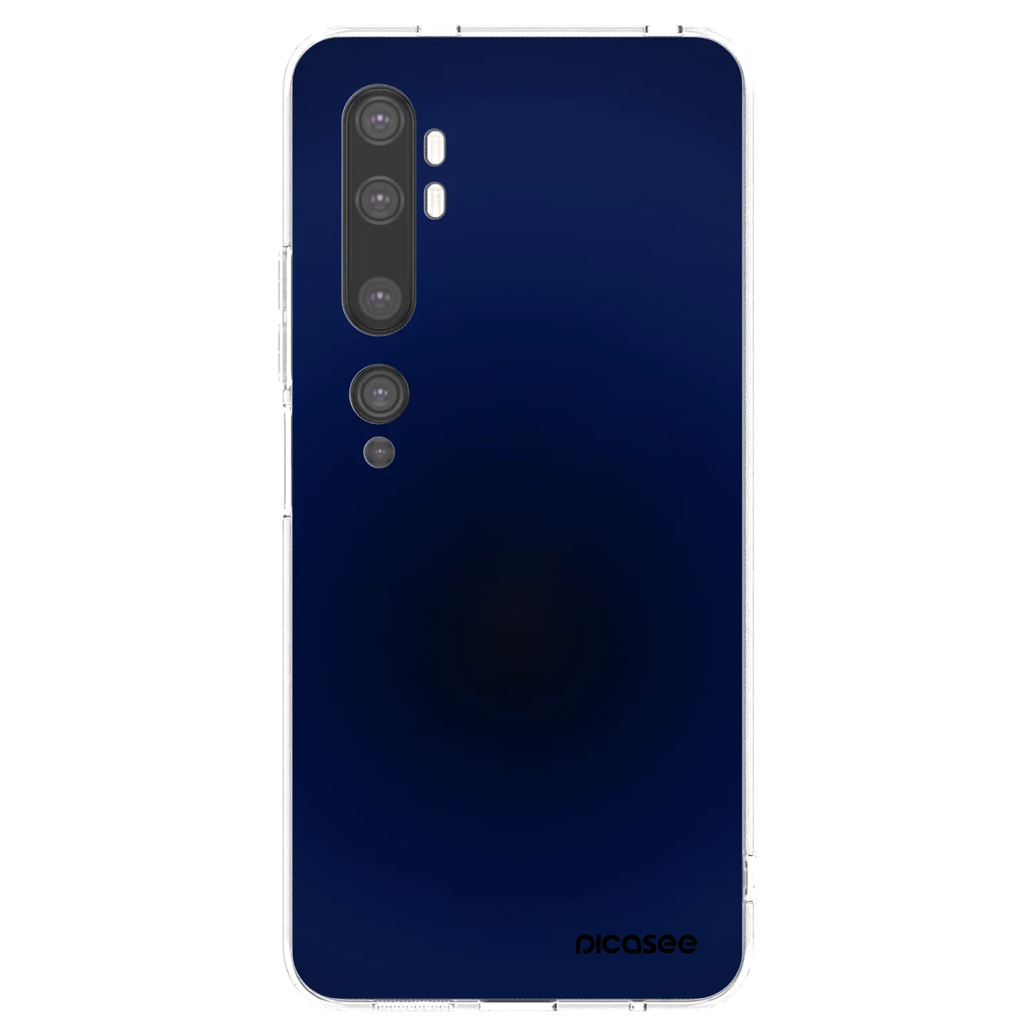 Picasee silikonska prozirna maskica za Xiaomi Mi Note 10 (Pro) - Deep Ocean