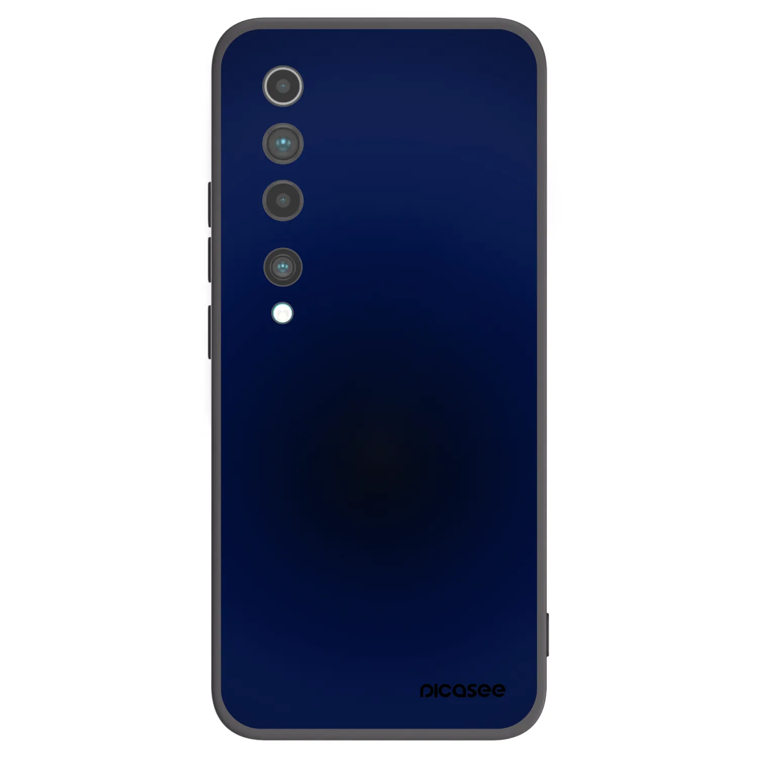 Picasee crna silikonska maskica za Xiaomi Mi 10 - Deep Ocean