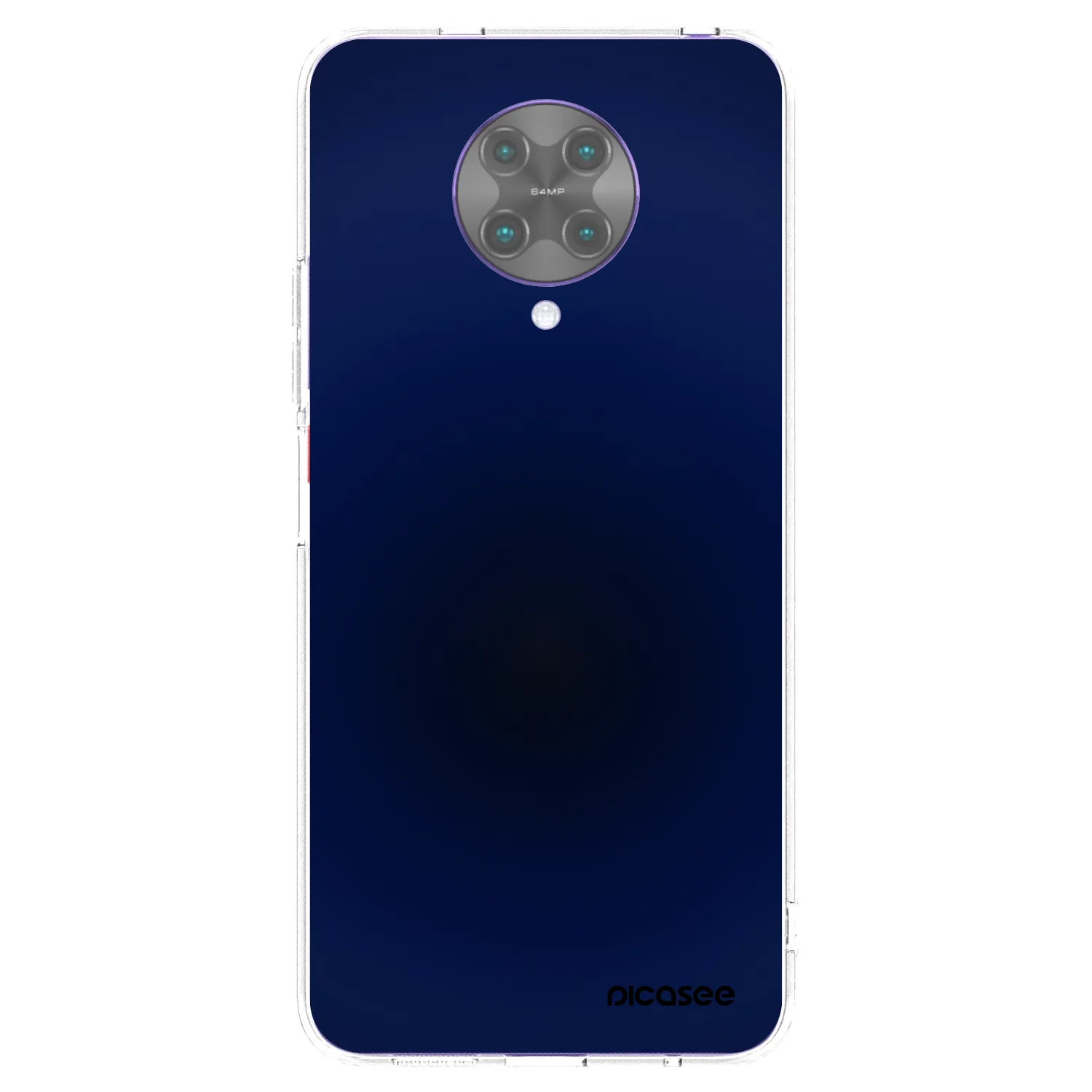 Picasee silikonska prozirna maskica za Xiaomi Poco F2 Pro - Deep Ocean