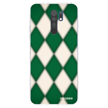 Picasee silikonska prozirna maskica za Xiaomi Redmi 9 - Emerald Diamond