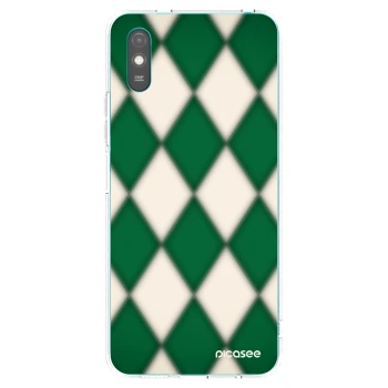 Picasee silikonska prozirna maskica za Xiaomi Redmi 9A - Emerald Diamond