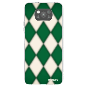 Picasee crna silikonska maskica za Xiaomi Poco X3 - Emerald Diamond