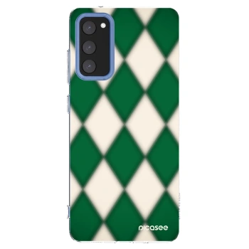 Picasee silikonska prozirna maskica za Samsung Galaxy S20 FE - Emerald Diamond