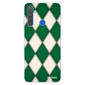 Picasee silikonska prozirna maskica za Realme 5 - Emerald Diamond
