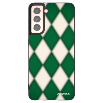 Picasee crna silikonska maskica za Samsung Galaxy S21 5G G991B - Emerald Diamond