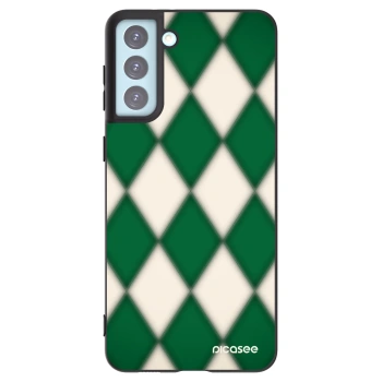 Picasee crna silikonska maskica za Samsung Galaxy S21+ 5G G996F - Emerald Diamond