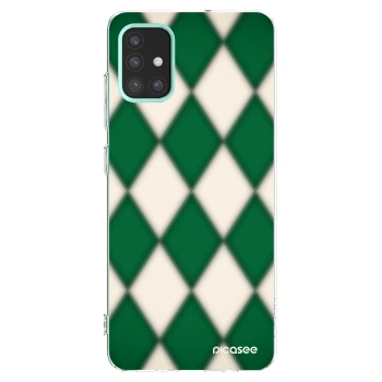 Picasee silikonska prozirna maskica za Samsung Galaxy M31s - Emerald Diamond