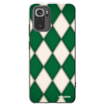Picasee silikonska prozirna maskica za Xiaomi Redmi Note 10 - Emerald Diamond