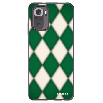 Picasee crna silikonska maskica za Xiaomi Redmi Note 10 - Emerald Diamond