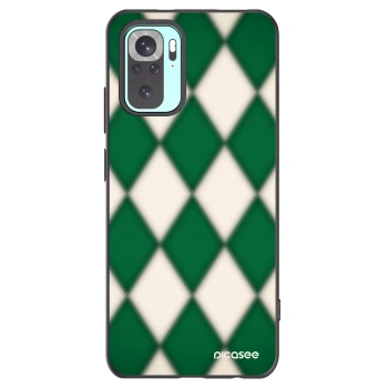 Picasee crna silikonska maskica za Xiaomi Redmi Note 10 Pro - Emerald Diamond