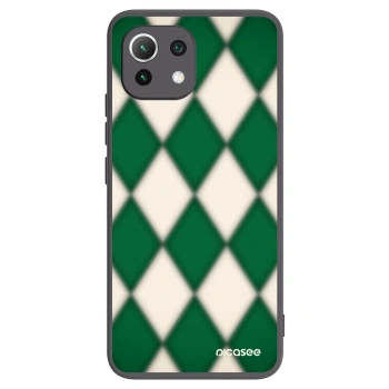 Picasee crna silikonska maskica za Xiaomi Mi 11 Lite - Emerald Diamond