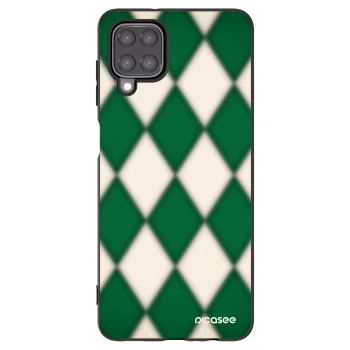 Picasee crna silikonska maskica za Samsung Galaxy M12 M127F - Emerald Diamond