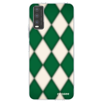 Picasee silikonska prozirna maskica za Vivo Y20s - Emerald Diamond