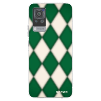 Picasee silikonska prozirna maskica za Vivo X60 Pro 5G - Emerald Diamond