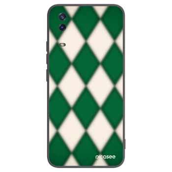 Picasee crna silikonska maskica za Vivo Y11s - Emerald Diamond