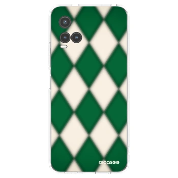 Picasee silikonska prozirna maskica za Vivo Y33s - Emerald Diamond