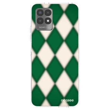 Picasee silikonska prozirna maskica za Realme 8i - Emerald Diamond