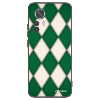 Picasee crna silikonska maskica za Xiaomi 12 Pro - Emerald Diamond