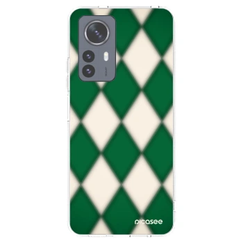 Picasee silikonska prozirna maskica za Xiaomi 12 Pro - Emerald Diamond