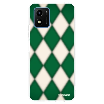 Picasee silikonska prozirna maskica za Vivo Y01 - Emerald Diamond