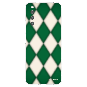 Picasee silikonska prozirna maskica za Sony Xperia 10 IV 5G - Emerald Diamond
