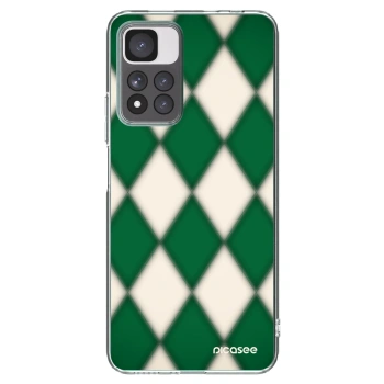 Picasee silikonska prozirna maskica za Xiaomi Redmi Note 11 Pro+ 5G - Emerald Diamond