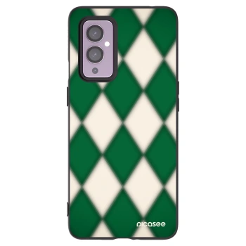Picasee crna silikonska maskica za OnePlus 9 - Emerald Diamond