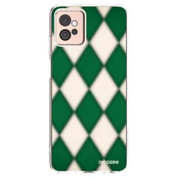 Picasee silikonska prozirna maskica za Motorola Moto G32 - Emerald Diamond