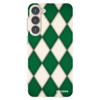 Picasee silikonska prozirna maskica za Samsung Galaxy S23+ 5G - Emerald Diamond