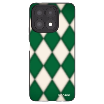 Picasee crna silikonska maskica za Honor X8a - Emerald Diamond