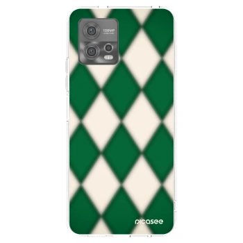 Picasee silikonska prozirna maskica za Motorola Moto G72 - Emerald Diamond