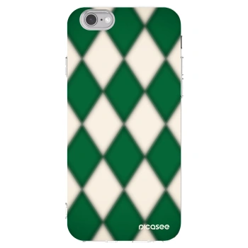 Picasee silikonska prozirna maskica za Apple iPhone 6/6S - Emerald Diamond