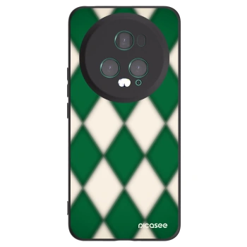 Picasee crna silikonska maskica za Honor Magic5 Pro - Emerald Diamond