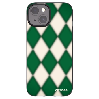 Picasee crna silikonska maskica za Apple iPhone 15 - Emerald Diamond