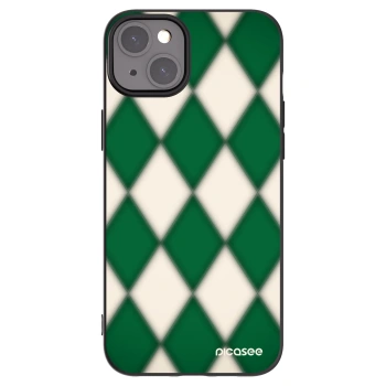 Picasee crna silikonska maskica za Apple iPhone 15 Plus - Emerald Diamond
