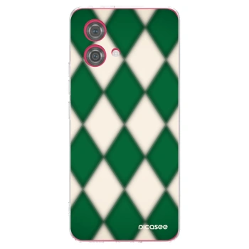 Picasee silikonska prozirna maskica za Motorola Moto G84 5G - Emerald Diamond