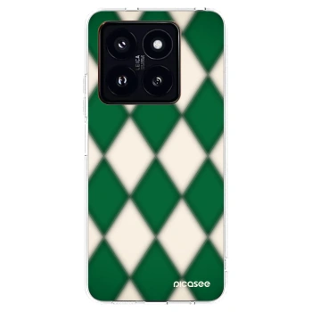 Picasee silikonska prozirna maskica za Xiaomi 14 Pro - Emerald Diamond