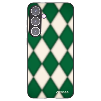Picasee crna silikonska maskica za Samsung Galaxy S24+ S926B 5G - Emerald Diamond