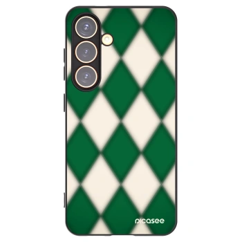 Picasee crna silikonska maskica za Samsung Galaxy S24 S921B 5G - Emerald Diamond