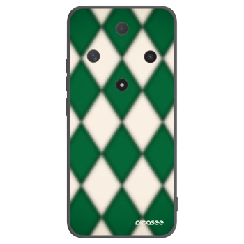 Picasee crna silikonska maskica za Honor Magic6 Lite 5G - Emerald Diamond