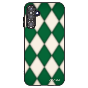 Picasee crna silikonska maskica za Samsung Galaxy A15 A156B 5G - Emerald Diamond