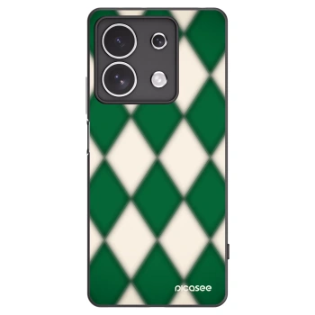 Picasee crna silikonska maskica za Xiaomi Redmi Note 13 4G - Emerald Diamond
