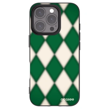Picasee crna silikonska maskica za Apple iPhone 16 Pro - Emerald Diamond