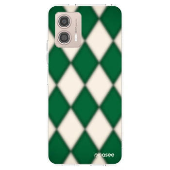 Picasee silikonska prozirna maskica za Motorola Moto G53 5G - Emerald Diamond