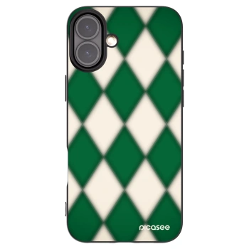Picasee crna silikonska maskica za Apple iPhone 16 Plus - Emerald Diamond