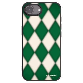 Picasee crna silikonska maskica za Apple iPhone 16e - Emerald Diamond