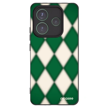 Picasee crna silikonska maskica za Xiaomi Redmi Note 14 5G - Emerald Diamond