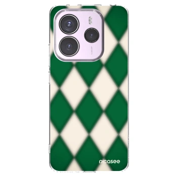 Picasee silikonska prozirna maskica za Xiaomi Redmi Note 14 5G - Emerald Diamond