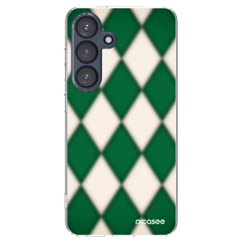 Picasee silikonska prozirna maskica za Samsung Galaxy S25 5G - Emerald Diamond
